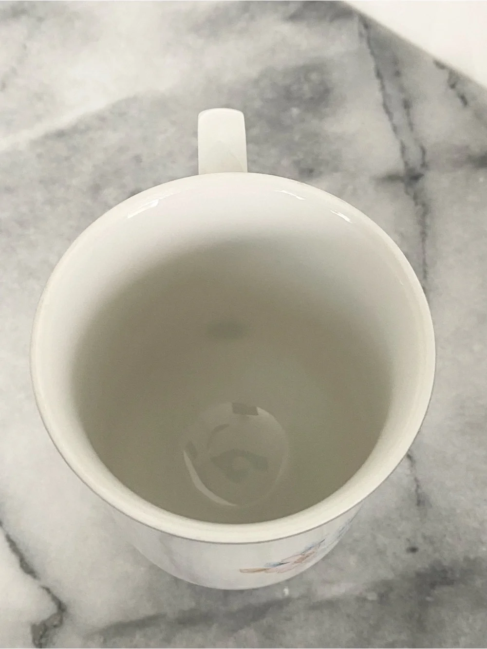 Vintage FANCI FLORAL Blue Morn Mug
